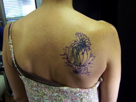 Pink Lotus (During)